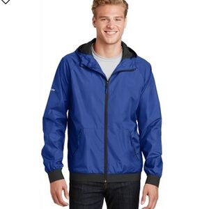Sport-Tek JST53 - Embossed Hooded Wind Jacket, some dirty spots, check pictures